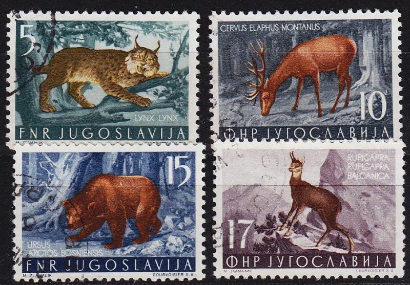 JUGOSLAVIA [1954] MiNr 0738 ex ( O/used ) [01] Tiere