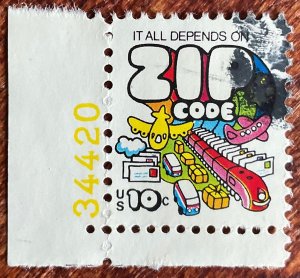 US #1511 Used PN Single Zip Code SCV $.25 L28