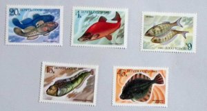 Russia - 5164-68, MNH Set. Food Fish. SCV - $2.30