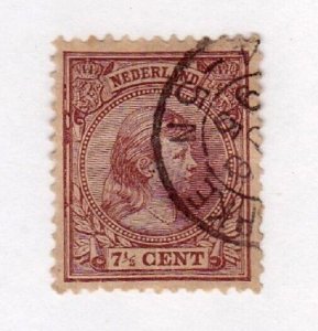Netherlands stamp #42, used - FREE SHIPPING!! 