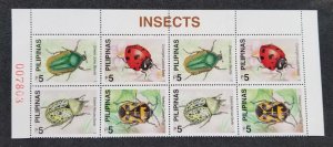 *FREE SHIP Philippines Insects 2000 Beetles Bug Ladybird (stamp title) MNH