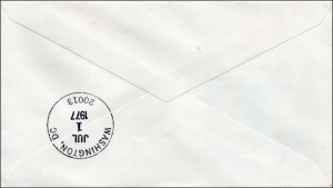 SC-U-582-B, LAST DAY RAILWAY POST OFFICE - New York and Washington 1977 Souvenir