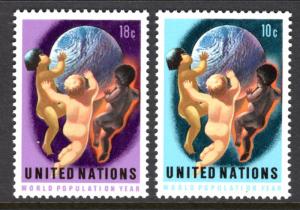 UN New York 252-253 MNH VF