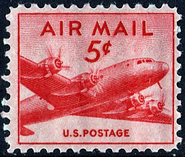 SC#C33 5¢ DC-4 Skymaster (1947) MNH