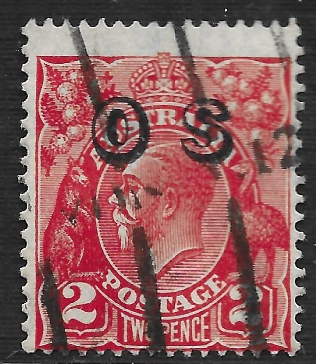 Australia #O3 2p King George V