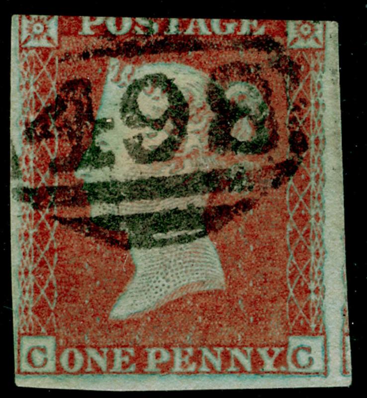 SG8, 1d red-brown, USED. Cat £30. CC