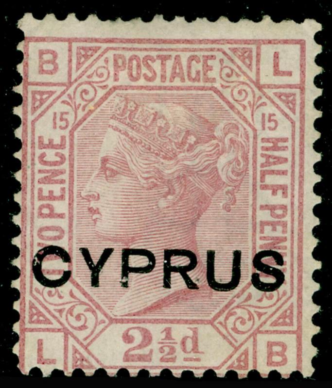 CYPRUS SG3, 2½d rosy mauve, UNUSED.