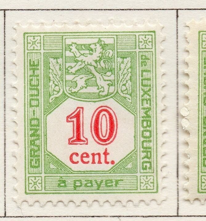 Luxembourg 1922 Postage Due Issue Fine Mint Hinged 10c. 241602