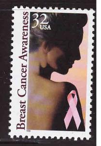 USA Scott 3081 MNH** Breast Cancer awareness stamp