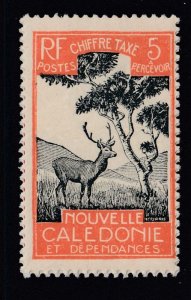 New Caledonia #J21 - 1/3 of Scott catalog value