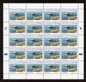 LUNDY: MS OLDENBURG 10p COMPLETE UNMOUNTED MINT SHEET OF 20