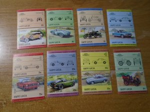 Automobiles (Cars) :  St Lucia  #  686-93  MNH