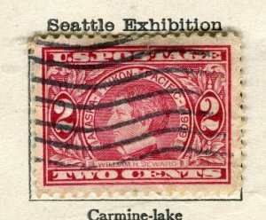 USA; 1909 early Seattle Expo issue fine used 2c. value