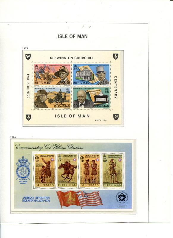 Isle of Man  nice collection  Mint NH - Lakeshore Philatelics