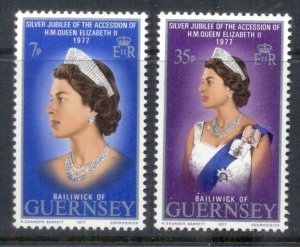 Guernsey 1977 QEII Silver Jubilee MUH