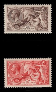 MOMEN: GREAT BRITAIN SC #179-180 1919 MINT OG H LOT #67876*