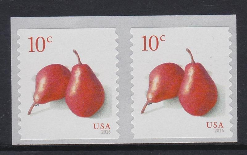 5039 Red Pears Pair  MNH