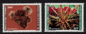 New Caledonia Water Plants 'Echinometra mathaei' 2v 1981 MNH SG#661-662