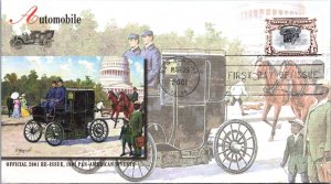 FDC 2001 SC #3505 Fleetwood Cachet, Automobile - New York, Ny - Single - J2746