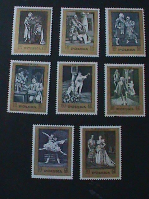 ​POLAND-1970 SC#1763-70 -STAMP DAY- FAMOUS POLISH PAINTINGS -MNH-VF LAST ONE