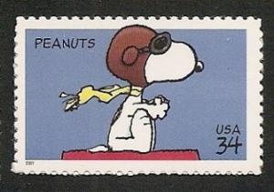 US 2001 ,Snoopy ,Single MNH   # 3507