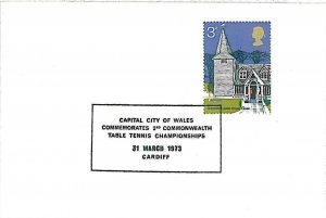 20669 - GB - POSTAL HISTORY - SPECIAL POSTMARK 1973 PING PONG Tennis Table-