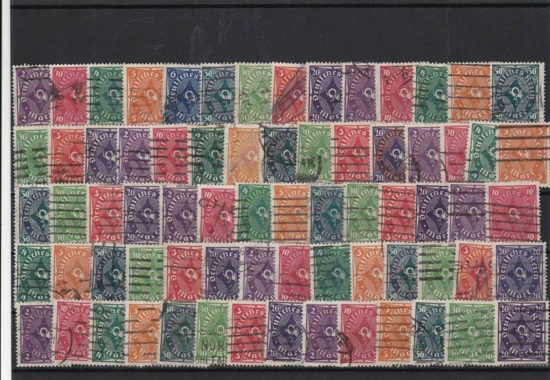 Germany Weimar republic 1918-1930 used Stamps Ref 16037