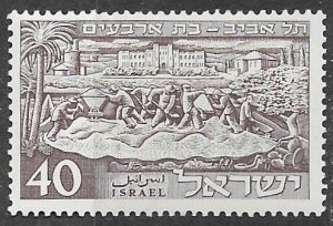 Israel # 44  Tel Aviv  anniversary   (1)   Mint NH