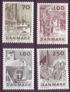 Denmark 620-623 MNH set