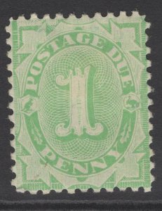 AUSTRALIA SGD35 1902 1d EMERALD-GREEN POSTAGE DUE p11 HEAVY MTD MINT