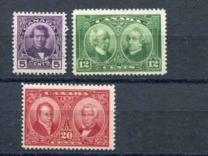 Canada #146 -48  Mint F-VF - Lakeshore Philatelics