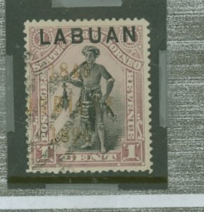 Labuan #66cv Used Single