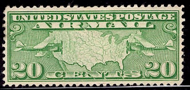 US Stamp #C9 MINT Hinged SCV $6.50