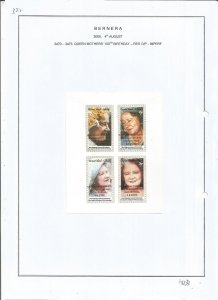 BERNERA - 2000 - Q.Mother 100th  Birthday  - Mint Light Hinged - Private Issue
