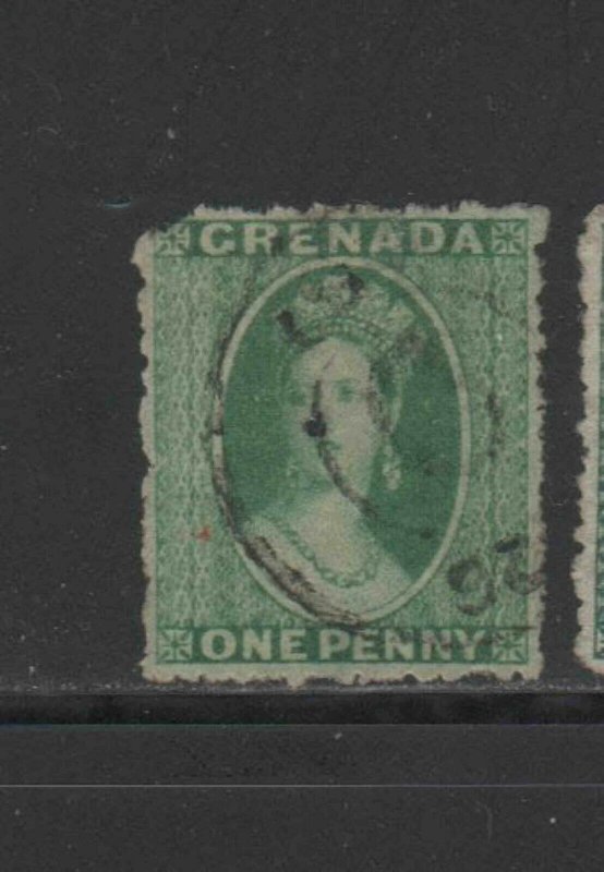 GRENADA #3  1864  1p  QUEEN VICTORIA     F-VF  USED  a