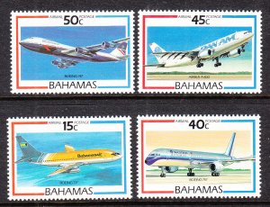 Bahamas C5-C8 Airplanes MNH VF