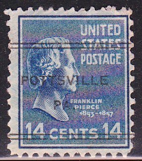 Precancel - DLE - Pottsville, PA PSS 247 - Prexie Issue