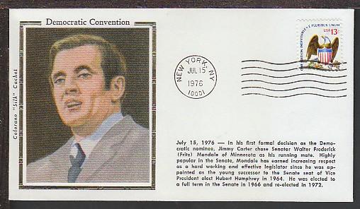 Democratic National Convention 1976 Colorano Cover