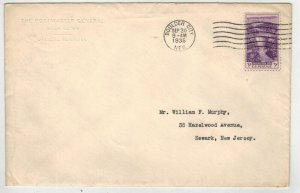 1935 EMBOSSED PMG ENV SIGNED JAMES FARLEY LETTER 774 BOULDER DAM NEVADA Rare!