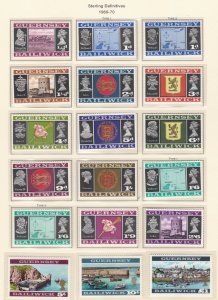 Guernsey # 8-24, 28-29, Pictorial Definitive, Mint NH, 1/2 Cat.