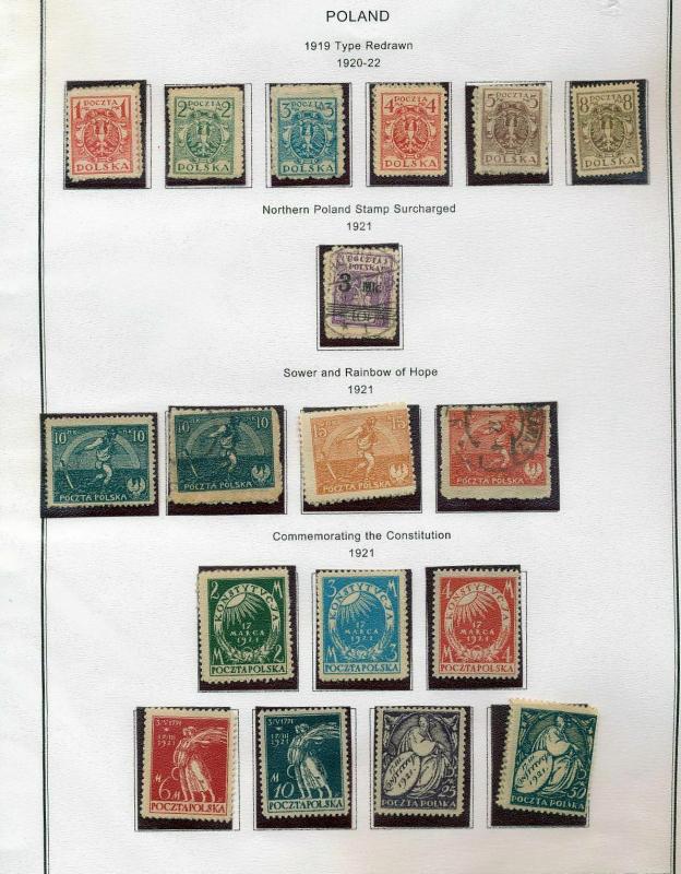 POLAND 1919/30s M&U Collection (Apprx 180 Items) Ref DD523