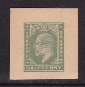 GB Edward VII 0.5d Cutout VFU VGC