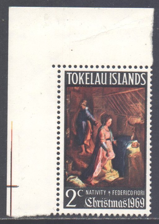 Tokelau Scott 20 - SG20, 1969 Christmas 2c MNH**