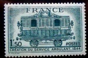 fc- France Scott # 472 MH, Traveling Postal Service