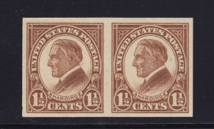 631 VF-XF pair no gum breakers OG lightly hinged nice color cv $ 100 ! see pic !
