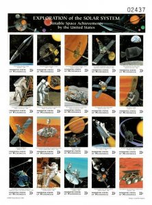 Micronesia 1999 - Moon Space Achievments - Sheet of 20 Stamps - Scott #334 - MNH