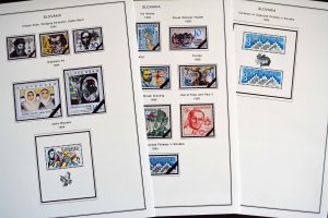 COLOR PRINTED SLOVAKIA 1939-2010 + 2011-2020 STAMP ALBUM PAGES (136 ill. pages)