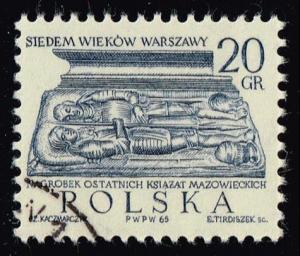 Poland #1336 Tomb of Duke of Mazovia; CTO (0.25)