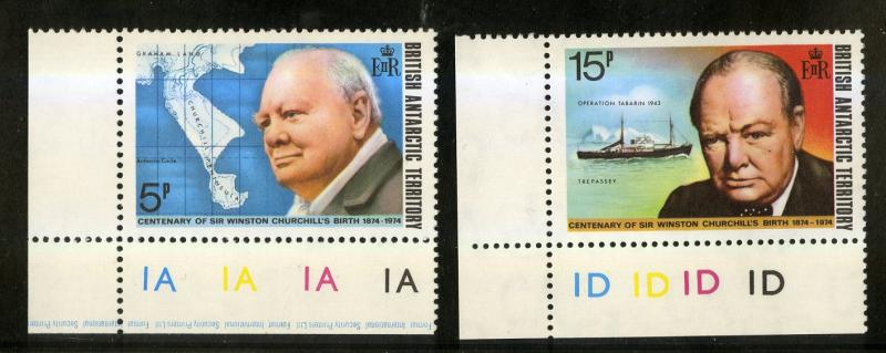 BRITISH ANT TERR 62-3  MNH SCV $4.75 BIN $2.50 CHURCHILL