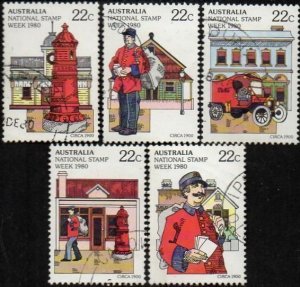 Australia 1980 SG752 National Stamp Week set FU